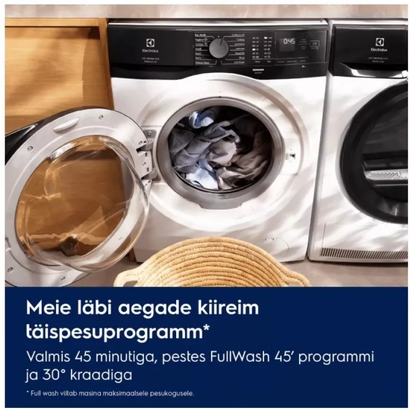 Electrolux EW6F8492E 9kg 1400rpm priekinio pakrovimo skalbimo mašina (inverterinis variklis, energijos klasė A, balta)