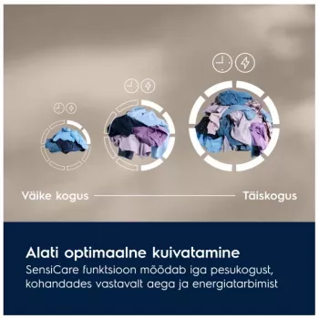 Electrolux EW7D495UDE šilumos siurblio džiovintuvas, 9 kg, A++