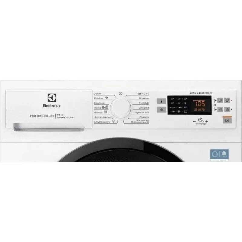 Electrolux EWS6526BP 6 kg 1200 aps./min. laisvai pastatoma skalbimo mašina su priekiniu pakrovimu - balta