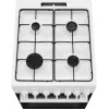 Electrolux LKK520032W Laisvai pastatoma viryklė su dujine kaitlente ir elektrine orkaite, 50 cm, balta