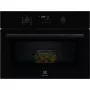 Electrolux LVM6E46Z įmontuojama kombinuota mikrobangų krosnelė su griliu, 46 l, 900 W, liečiamaisiais valdikliais, juoda