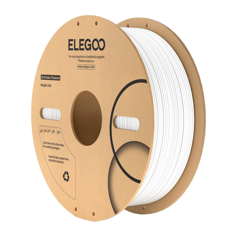 ELEGOO ABS Filament (White) 1.75mm 1kg