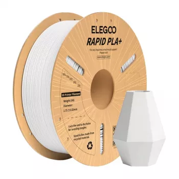 ELEGOO Rapid PLA+ Filament (White) 1.75 mm 1 kg