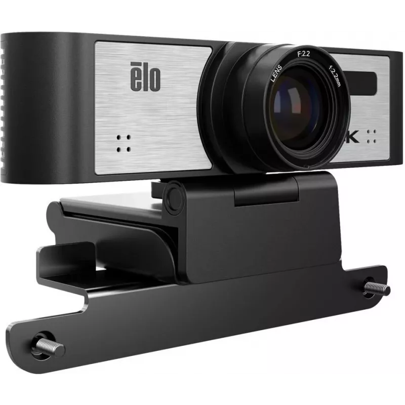 „Elo 4K konferencinė kamera su USB-C, nuotolinio valdymo pultu, 1,8 m kabeliu, suderinama su „Elo“ 03 serijos jutikliniais ekranais (E988153)“