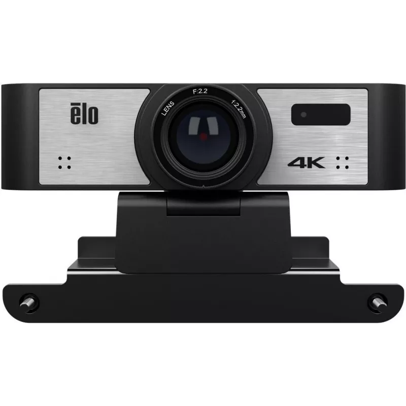 „Elo 4K konferencinė kamera su USB-C, nuotolinio valdymo pultu, 1,8 m kabeliu, suderinama su „Elo“ 03 serijos jutikliniais ekranais (E988153)“