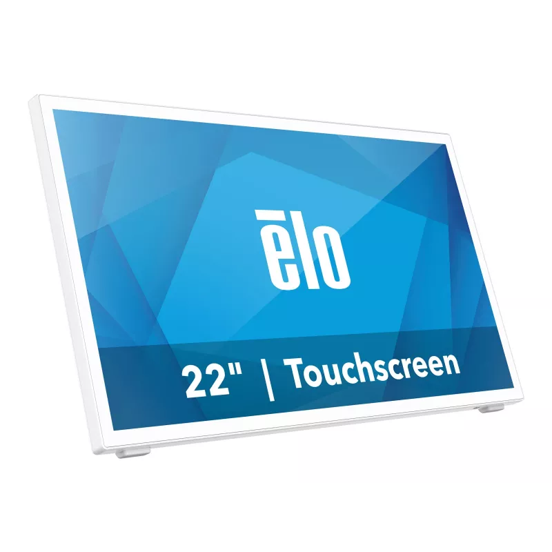 Elo Touch Solutions Elo 2270L 21.5 colio Full HD LCD jutiklinis monitorius, PCAP, 10 taškų, HDMI/DisplayPort/VGA, baltas