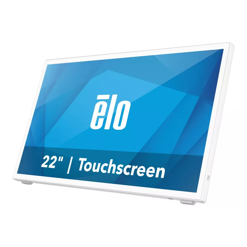 Elo Touch Solutions Elo 2270L 21.5 colio Full HD LCD jutiklinis monitorius, PCAP, 10 taškų, HDMI/DisplayPort/VGA, baltas