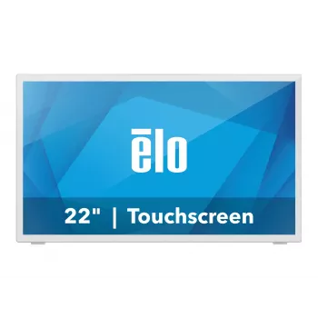 Elo Touch Solutions Elo 2270L 21.5 colio Full HD LCD jutiklinis monitorius, PCAP, 10 taškų, HDMI/DisplayPort/VGA, baltas