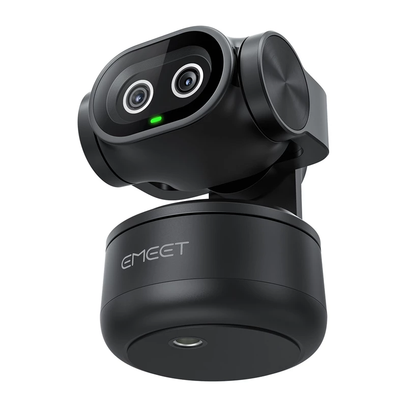 EMEET Pixy internetinė kamera E3138 - Full HD 1080p 60fps, automatinis fokusavimas, AI triukšmo slopinimas, juoda