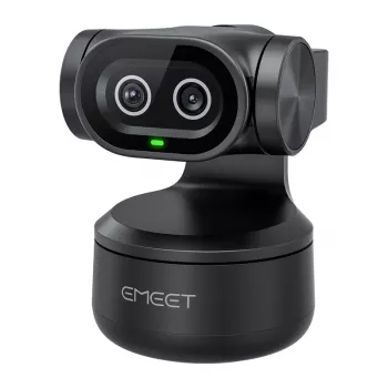 EMEET Pixy internetinė kamera E3138 - Full HD 1080p 60fps, automatinis fokusavimas, AI triukšmo slopinimas, juoda