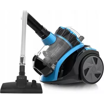 Emerio Cyclone beciklonis cilindrinis dulkių siurblys, 800W variklis, 150W siurbimas, HEPA filtras, 2,5L dulkių talpykla