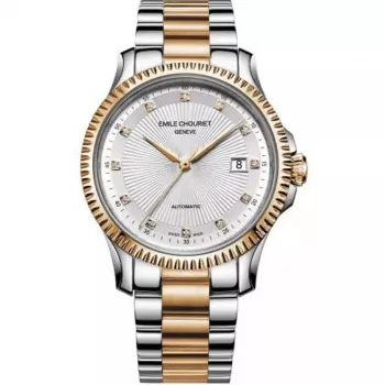 EMILE CHOURIET Vyriškas automatinis nardymo laikrodis 40mm nerūdijantis plienas juodas ciferblatas 081155G63223