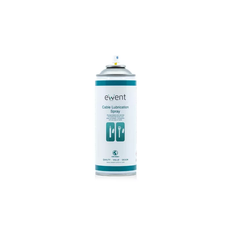 Eminent EW5618 Plastic Cleaner - 400 ml - Aerosol Spray - White