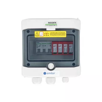 EMITER Switchgear Attached AC Hermetic IP65 EMITTER su AC Dehn 2 tipo viršįtampio ribotuvu, 10A 3-F