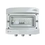 EMITER Switchgear Attached AC Hermetic IP65 EMITTER su apsauginiu įžeminimo jungikliu AC Noark Type 1+2, 40A 3 fazės, RCD Type A 63A/300mA