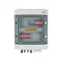 EMITER Switchgear Attached DCAC Hermetic IP65 EMITTER su DC apsaugos nuo viršįtampių įtaisu Dehn 1000V 2 tipas, 2 x PV eilutė, 2 x MPPT // ir AC Dehn 2 tipas, 10A 3-F