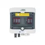 EMITER Switchgear Attached DCAC Hermetic IP65 EMITTER su Dehn 1000V 2 tipo nuolatinės srovės viršįtampio ribotuvu, 1 x PV eilutė, 1 x MPPT // og. AC Dehn 2 tipas, 16A 1-F