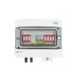 EMITER pritvirtintas DCAC hermetiškas IP65 skydas su Dehn 1000V Type 2 DC viršįtampio apsauga, 1 x PV eilutė, 1 x MPPT // ir AC Dehn Type 2, 20A 3 fazės