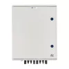 EMITER Skirstomasis Įrenginys DCAC Hermetinis IP66 EMITTER su Dehn 1000V 2 Tipo Nuolatinės Srovės Perjungimo Apsauga, 6 x PV Stygos, 6 x MPPT // Kintamos Srovės Dehn 2 Tipas, 100A 3 Fazės, FR 100A, Fazės Signalizacija + Kištukinis Lizdas