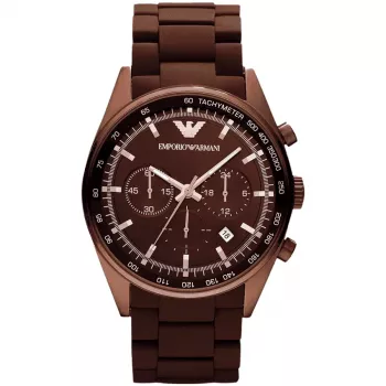 Emporio Armani AR5982 Vyriškas Chronografinis Nerūdijančio Plieno Laikrodis 43mm