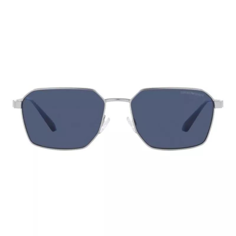 EMPORIO ARMANI EA2140-304580 Akiniai vyrams Matiniai juodi pilki stačiakampiai