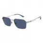 EMPORIO ARMANI EA2140-304580 Akiniai vyrams Matiniai juodi pilki stačiakampiai
