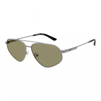 EMPORIO ARMANI EA2156-30032A Vyriški akiniai nuo saulės - Matinė juoda, pilkas gradientinis stiklas, 59 mm