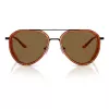 EMPORIO ARMANI EA2163-3001OR Vyriški akiniai nuo saulės - Blizgantis juodas rėmelis, tamsiai pilki lęšiai, 56 mm
