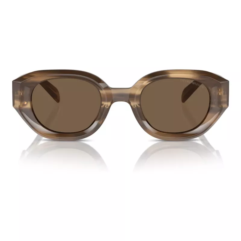 EMPORIO ARMANI EA4230U614973 Stačiakampiai akiniai nuo saulės Matinė juoda Tamsiai pilka 48mm