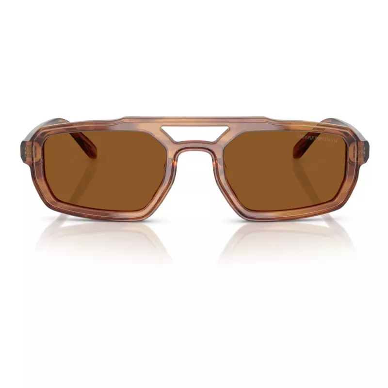 EMPORIO ARMANI EA4240U620373 Vyriški akiniai nuo saulės - Matinio juodo rėmelio, tamsiai pilki lęšiai, 53 mm