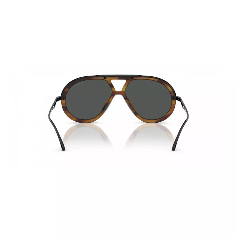 EMPORIO ARMANI EA4242U 621287 Vyriški akiniai nuo saulės Matiniai juodi pilki 56mm