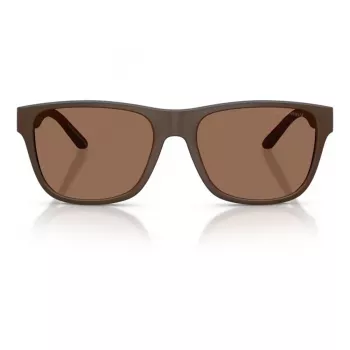 EMPORIO ARMANI EA4243-624373 Vyriški akiniai nuo saulės Dryžuota Havana 56/18/145 mm