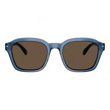 EMPORIO ARMANI EA4245U624787 Vyriški akiniai nuo saulės Matinė juoda Tamsiai pilka 54mm