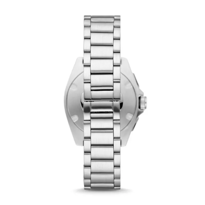 Emporio Armani Luigi Vyrų Kvarcinis Laikrodis AR11411 41mm Juodas Ciferblatas Odinis Dirželis