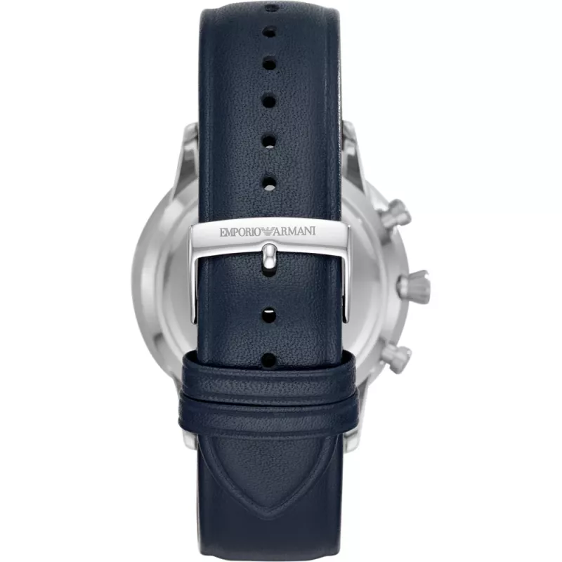 Emporio Armani vyrų laikrodis Luigi Chronograph su nerūdijančio plieno tinkleliu AR11226