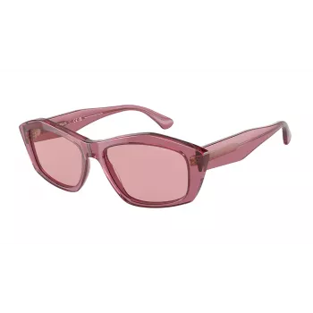 EMPORIO ARMANI Moteriški katės akies formos akiniai nuo saulės EA4187-554484 Skaidrūs pilki Pilkas gradientas 55/16/140 mm