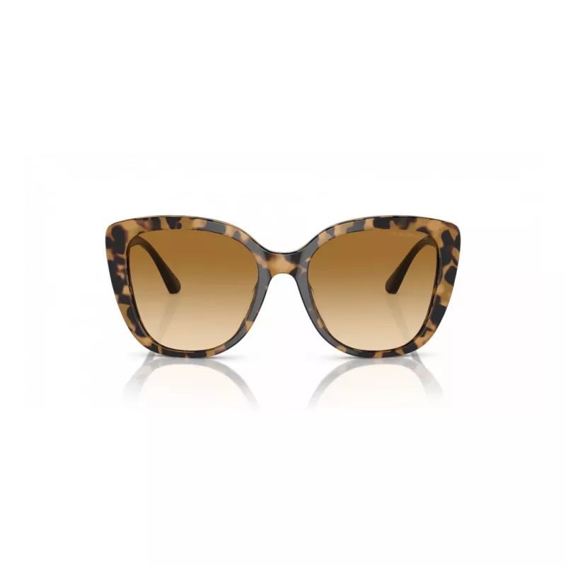 EMPORIO ARMANI Moteriški katės akies akiniai nuo saulės EA4214U60593B Skaidrus rudas rėmelis Rudi gradientiniai lęšiai 54/18/140 mm