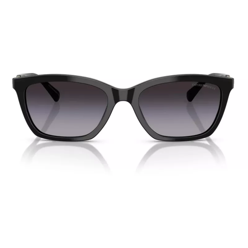 EMPORIO ARMANI Moteriški akiniai nuo saulės EA4238F50178G - Juodas acetatinis rėmelis, pilki gradientiniai lęšiai 54mm
