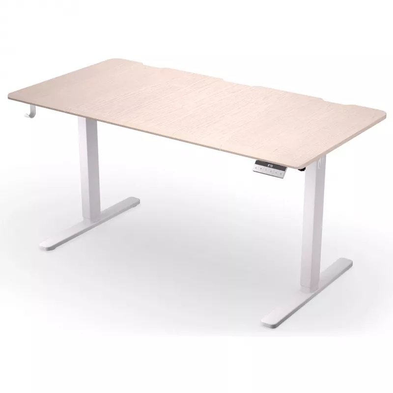 ENDORFY Atlas L Electric reguliuojamo aukščio stovimas stalas, šviesi mediena, 1400x600 mm
