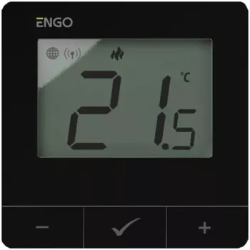 ENGO Controls E25-230B Smart Wi-Fi termostatas, montuojamas ant paviršiaus, 230V