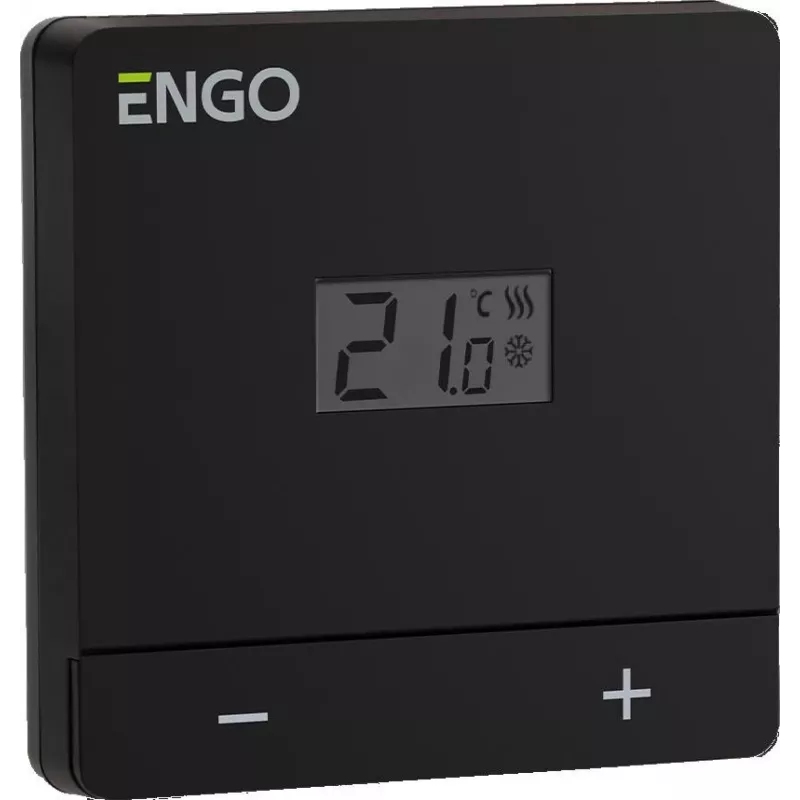 ENGO Controls EASY-230B laidinis kasdienis programuojamas kambario termostatas