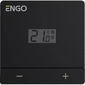 ENGO Controls EASY-230B laidinis kasdienis programuojamas kambario termostatas