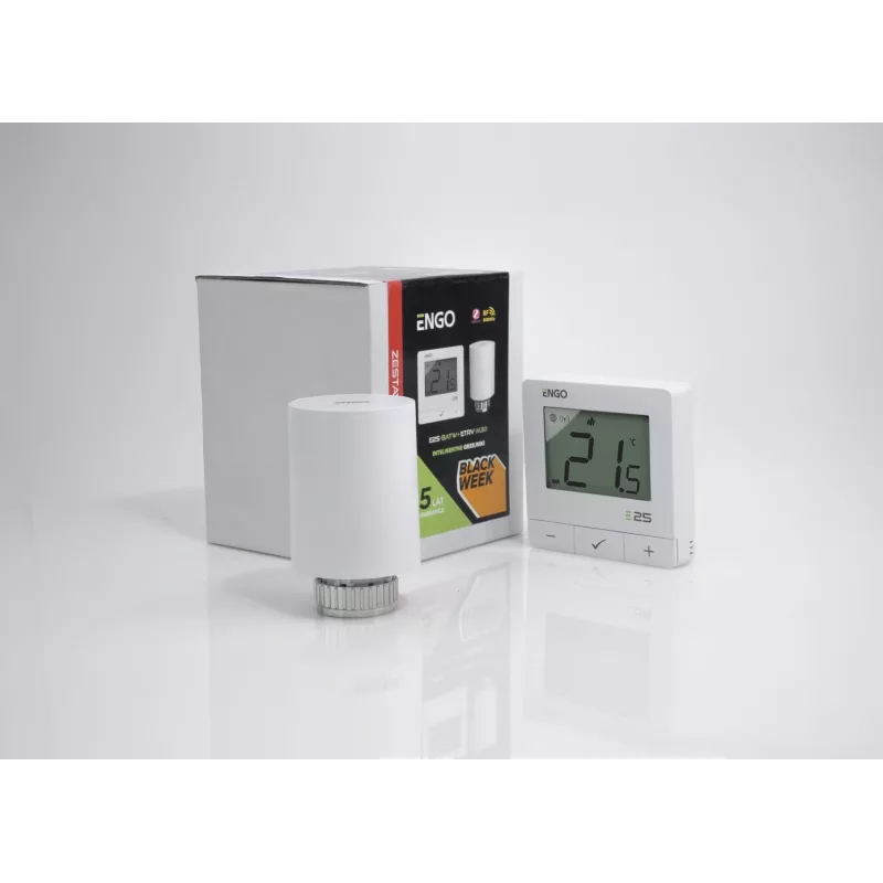 ENGO Smart Heating Kit White (E25-BATW-4 + ETRV-M30)
