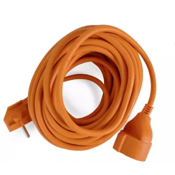 ENTAC ESECG1.5-10-O ilginamasis laidas, 3 m, oranžinis, IP20, Schuko CEE 7/7 į CEE 7/3, 16 A, 250 V
