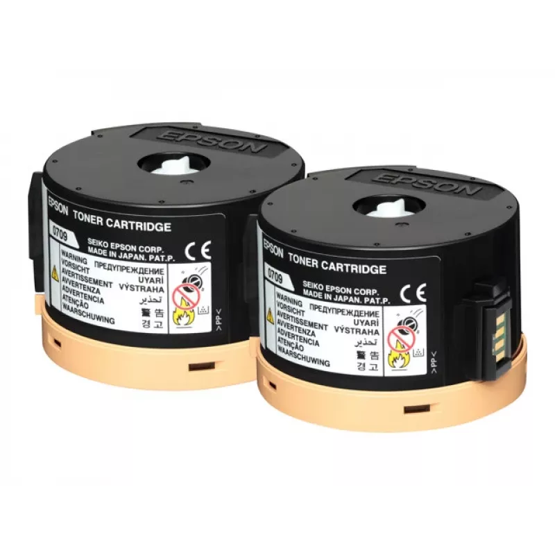 Epson 0710 - 2 vnt. pakuotė - didelės talpos - juoda