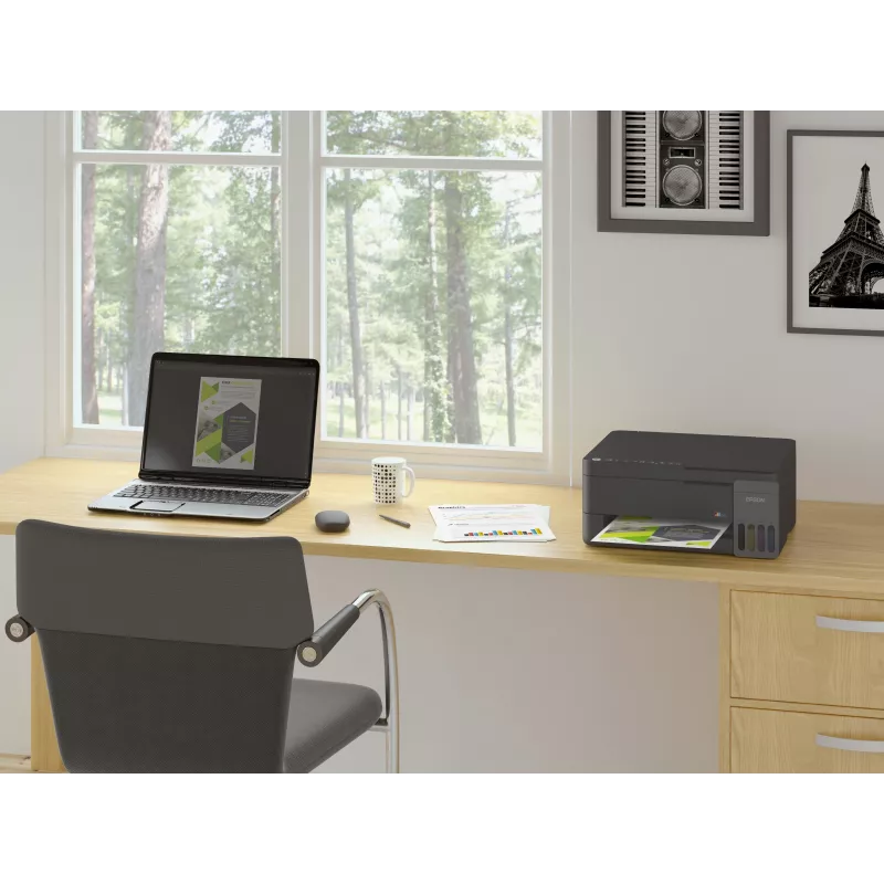 Epson EcoTank L3350 rašalinis daugiafunkcis spausdintuvas A4, Wi-Fi, juodas
