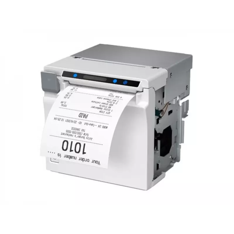 Epson EU-m30 (001) terminis kvitų spausdintuvas - USB + nuoseklusis, baltas, be maitinimo šaltinio, be laido