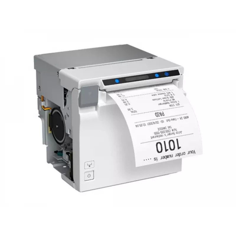 Epson EU-m30 (001) terminis kvitų spausdintuvas - USB + nuoseklusis, baltas, be maitinimo šaltinio, be laido