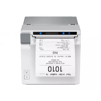 Epson EU-m30 (001) terminis kvitų spausdintuvas - USB + nuoseklusis, baltas, be maitinimo šaltinio, be laido