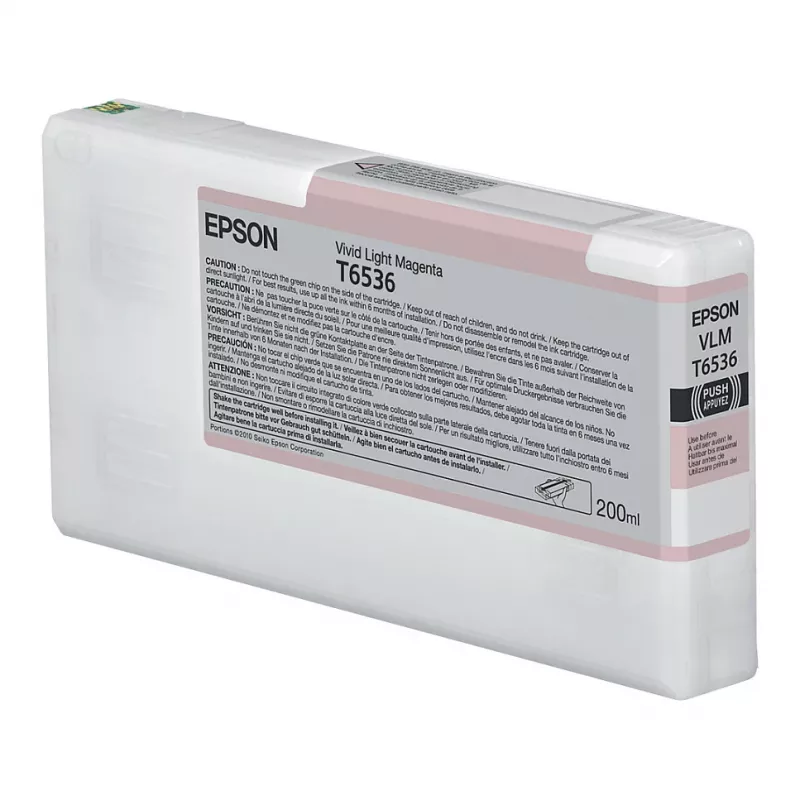 Epson T653600 UltraChrome HDR šviesiai purpurinis rašalo kasetė 200ml